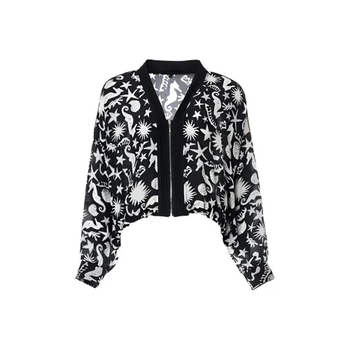 BESIONIA SS24 CROP TOP Женские Черный Белый