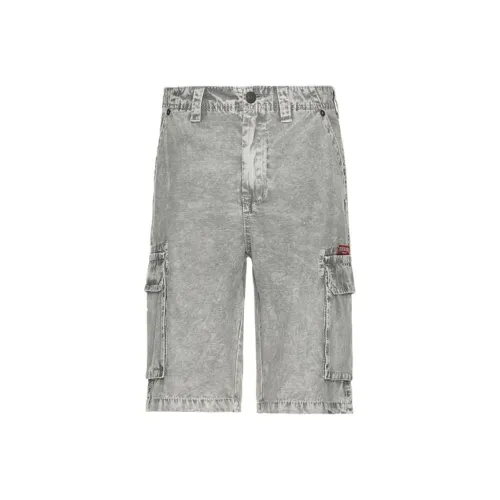 TRUE RELIGION Джинсовые шорты Мужские Серые