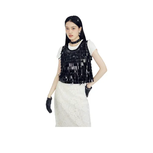 AIVEI Черные Женские Майки