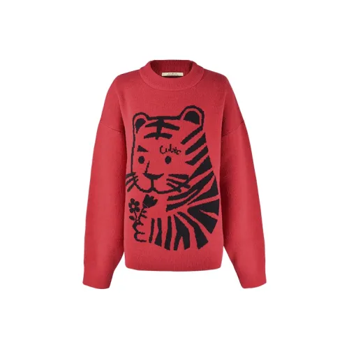 Cubic Красный Женские Свитеры