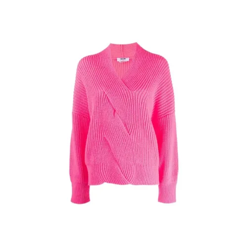 MSGM Розовые Женские Свитеры