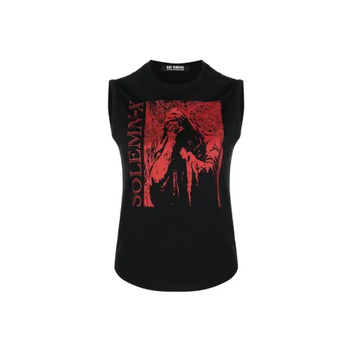 RAF SIMONS Черные Женские Футболки