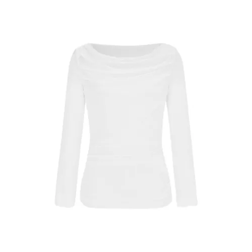 URBAN REVIVO T-рубашка Женская Натуральный Белый