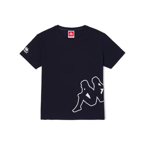 KAPPA Стандартная T-рубашка Женская Глубокое море Синий