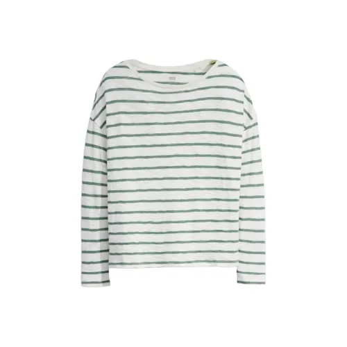 Levi's Margot Длинный рукав Т-рубашка Женская Белая