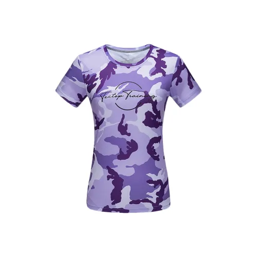 Tectop T Рубашка Женская Розовая Фиолетовая