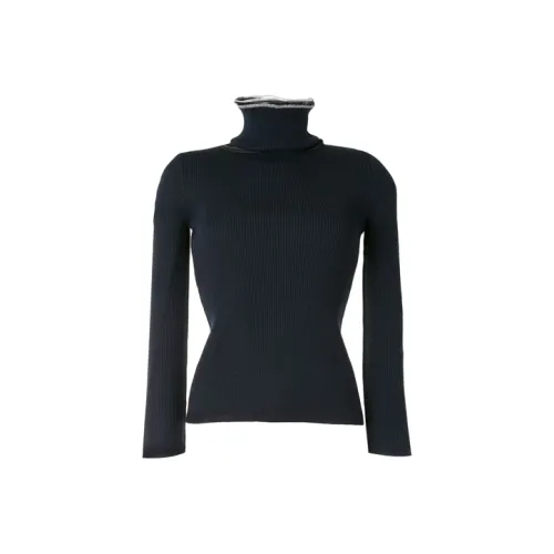 YProject SS21 Slim Fit Sweater Women's Navy Blue