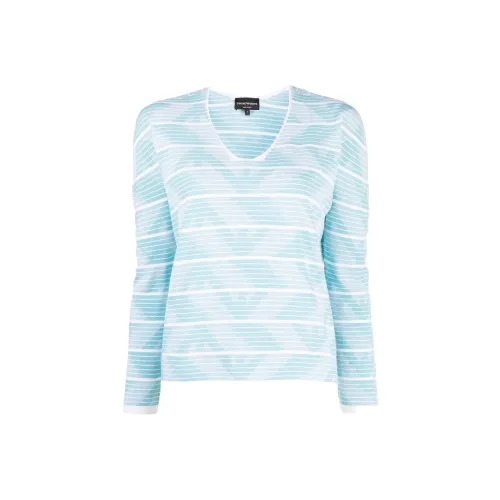 EMPORIO ARMANI Синие Женские Свитеры