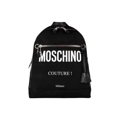 MOSCHINO Кожа Рюкзак Стандартный Мужской Черный