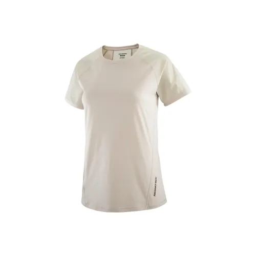 SALOMON OUTLINE Реглан рукав T-рубашка Женская Rainy Небесный цвет