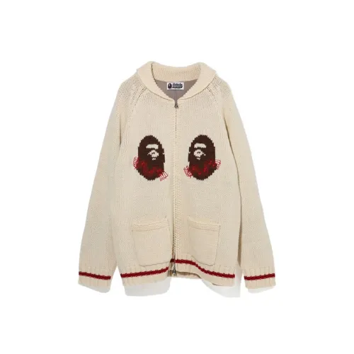 A BATHING APE Трикотаж Женский Бежевый Желтый