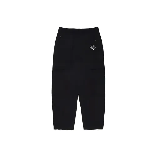 TCH Повседневные брюки Мужские Черная основа с Золотым логотипом