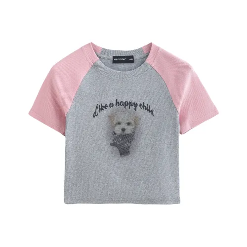 Initial Language Реглан-рукав Т-рубашка Женская