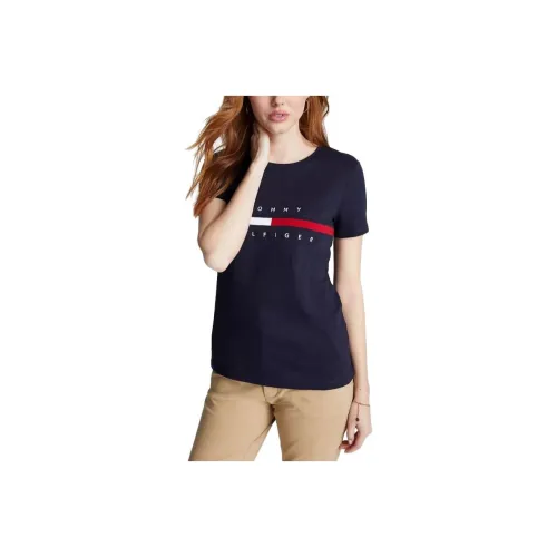 Tommy Hilfiger Темно-синие Женские Футболки