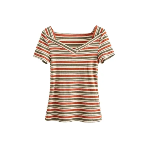 TOUCH T Рубашка Женская Зеленая Оранжевая