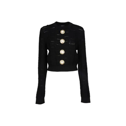 BALMAIN Черные Женские Свитеры
