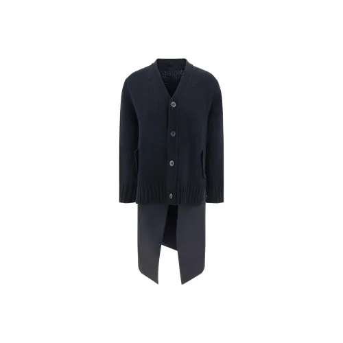 sacai Темно-синий Женские Свитеры
