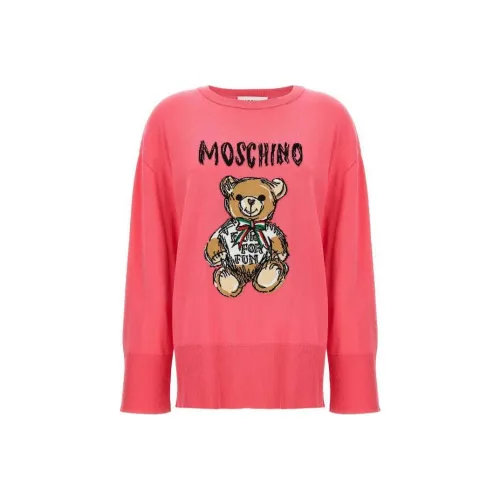 MOSCHINO Розовые Женские Свитеры
