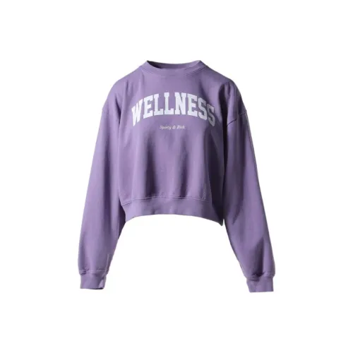 SPORTY RICH Свитер Женский Фиолетовый