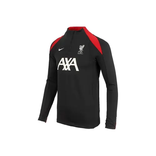 nike Dri FIT Коллекция Модель Liverpool F.C. Strike Футбол Джерси Мужской Черный