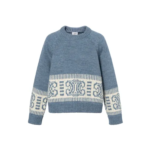 CELINE SS22 Свитер Женский Синий