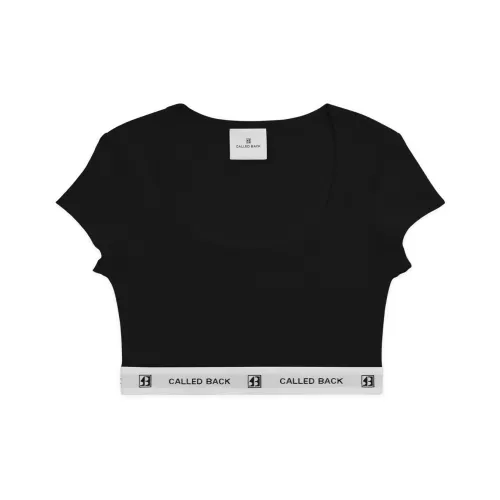 CALLED BACK T-Рубашка Женская Черная