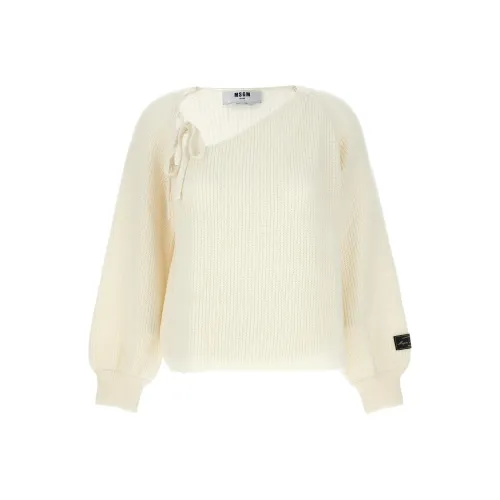 MSGM Белый Женские Свитеры