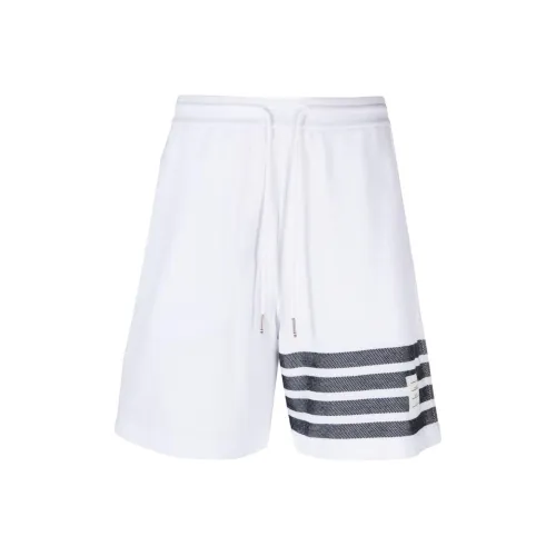 THOM BROWNE Белые Мужские Повседневные Шорты