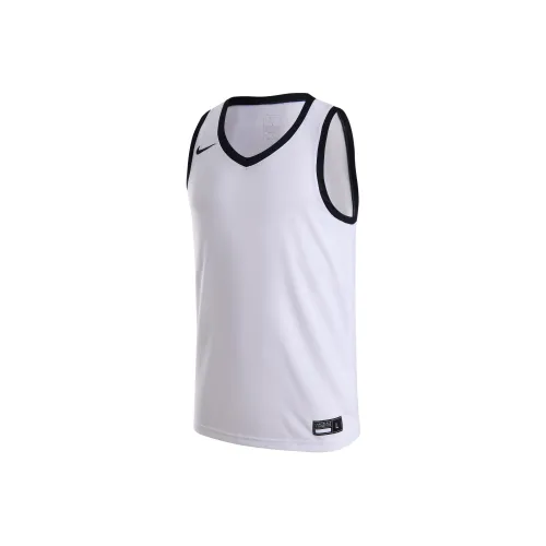 Nike Dri Fit Crossover Баскетбольная Джерси Мужская Белая Черная Черная