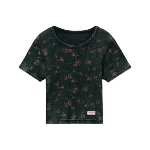 Alexander Wang Стандартная футболка женская черная