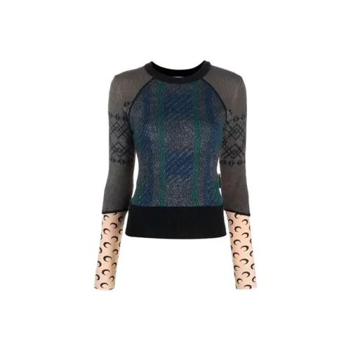 Marine Serre Свободный крой Свитер Женский Многоцветный