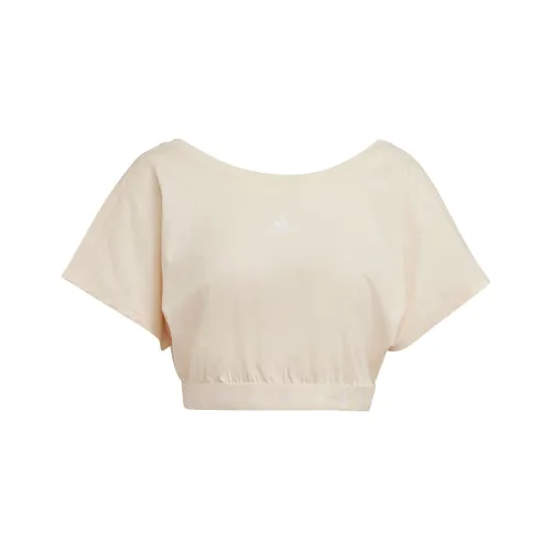 Adidas Апельсин Женские Короткие Топы