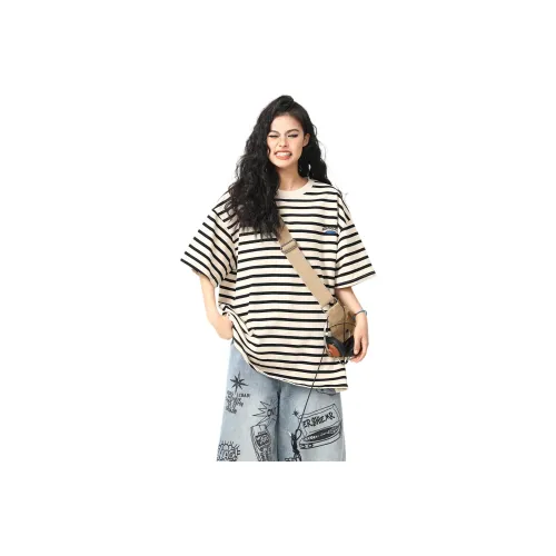 YESHENGAZI Т-рубашка с оборванным рукавом унисекс абрикосовый