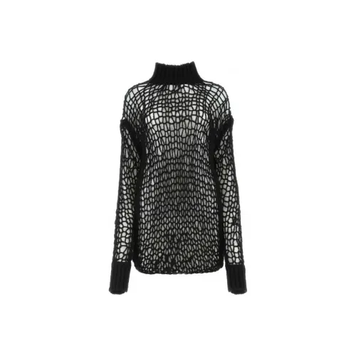 Ann Demeulemeester FW22 Свитер Женский Черный