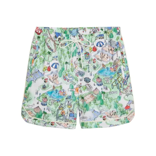 PUMA The Fairgrounds Resort Баскетбольные шорты Мужские Матовые Айвори