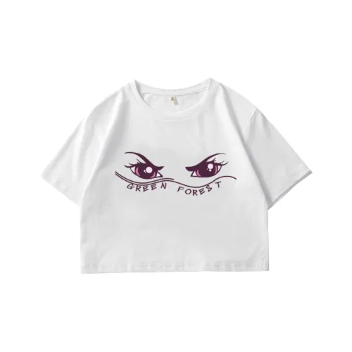 Green Forest Женские короткие топы