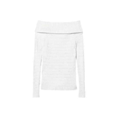 Твинсет Милано FW24 Свитер Женский Белый