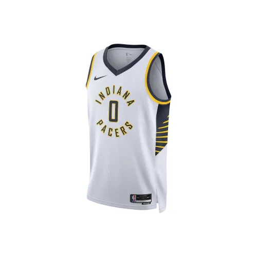 Nike Indiana Pacers Баскетбольная Джерси Мужская Белая
