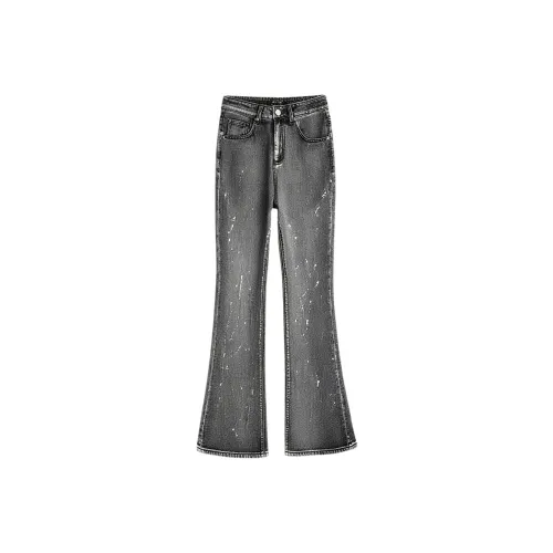 Chisportate Джинсы Унисекс Черный Серый