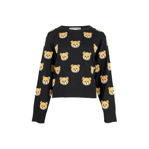 MOSCHINO Черные Женские Свитеры