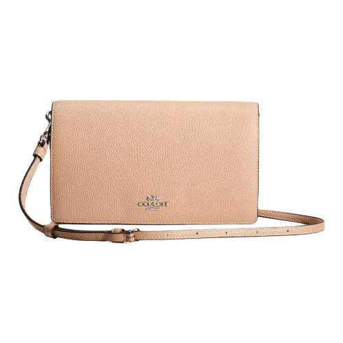 COACH Hayden Кожа Сумка через плечо Маленькая Женская Тауповая
