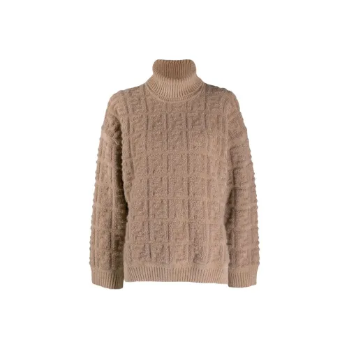 FENDI Коричневые Женские Свитеры