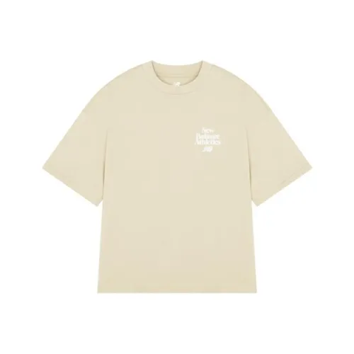 New Balance ATH 70 T Рубашка Женская Бежевая