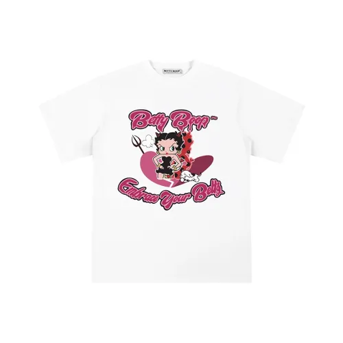Betty Boop Белые Женские Футболки