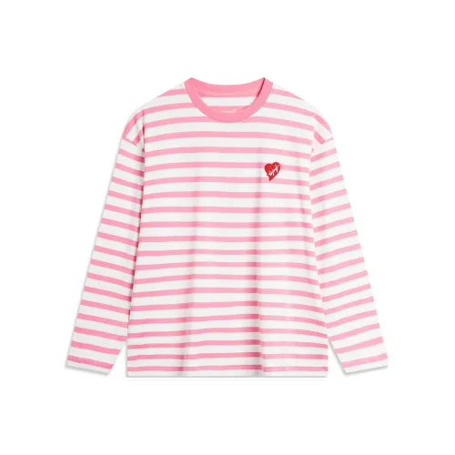 Подкладка Sports Fashion Collection рукав с оборкой футболка T женская утренний свет розовый