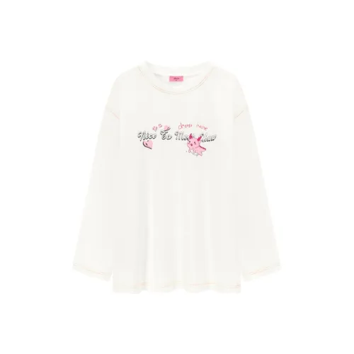 CHUU New Year's Cartoon Dragon Series Женские футболки