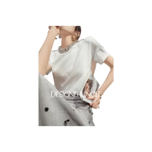 DESIGNER UNCLE Белая Женская Рубашка T