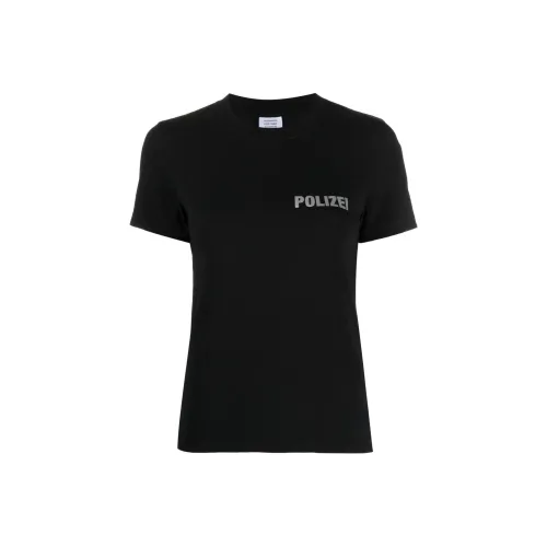 Vetements Черные Женские Футболки