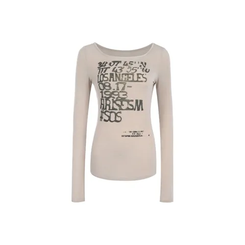 Ariseism T-Shirt Женская Светлый хаки