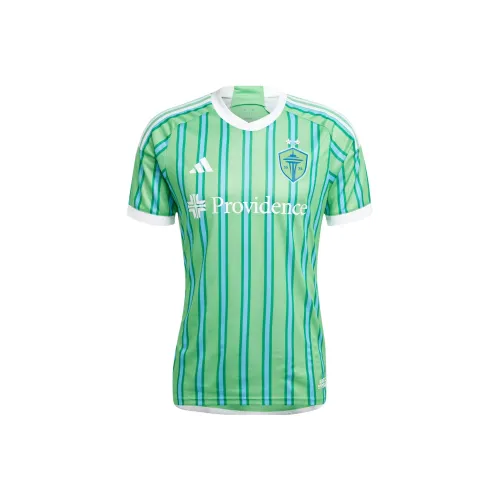 Adidas Seattle Sounders FC 24 25 Дом Аутентичный Джерси Футбол Джерси Игровая версия Seattle Seahawks Дом Мужской Зеленый